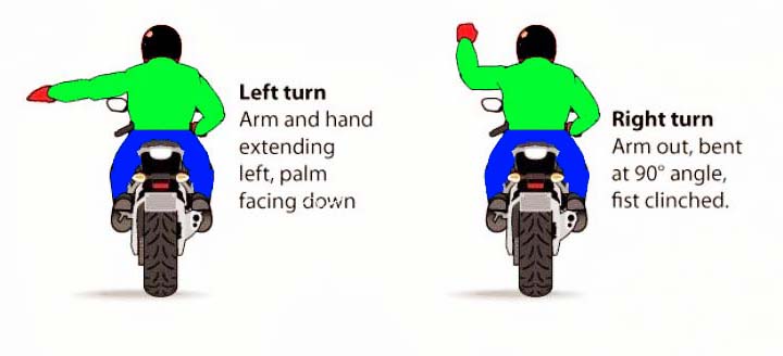 motor bike posture